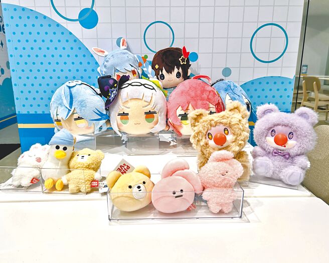 「玩偶主题月期间限定店」集结多个人气IP娃娃。（Cayenne Cafe凯岩咖啡提供）
