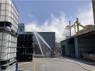 桃園大園化工工廠白煙竄出 勞檢處明日現勘