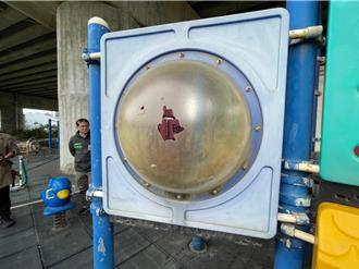 九甲埔活動中心旁體健設施嚴重風化破損 竹市府擬改善