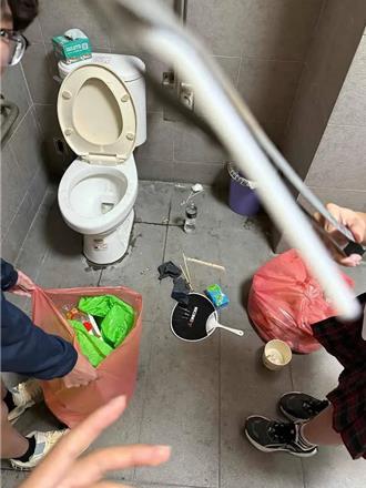大甲媽遶境後廁所炸屎   清水高中學生崩潰痛批：把媽祖臉都丟光