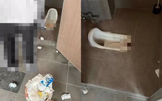 清到崩潰！遶境後「屎炸廁所」 學生怒轟：丟光大甲媽的臉