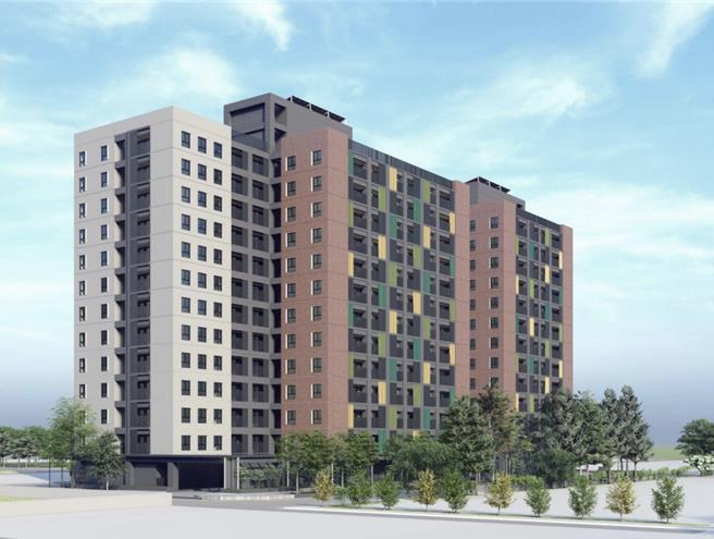 「朴子安居」规画兴建2栋地上13层、地下3层建筑物，提供375户居住单元。(嘉义县政府提供／吕妍庭嘉义传真)
