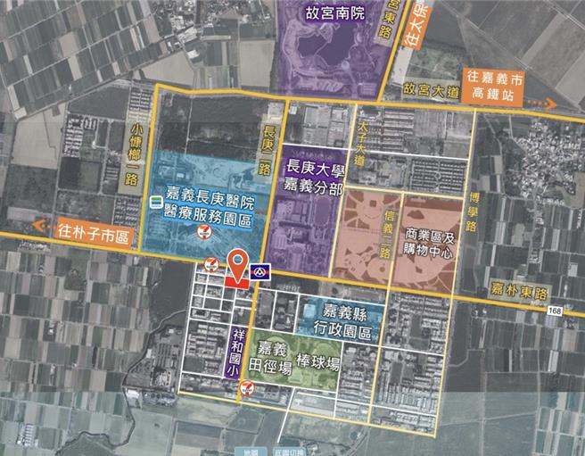 「朴子安居」位于县治特区核心区。(嘉义县政府提供／吕妍庭嘉义传真)