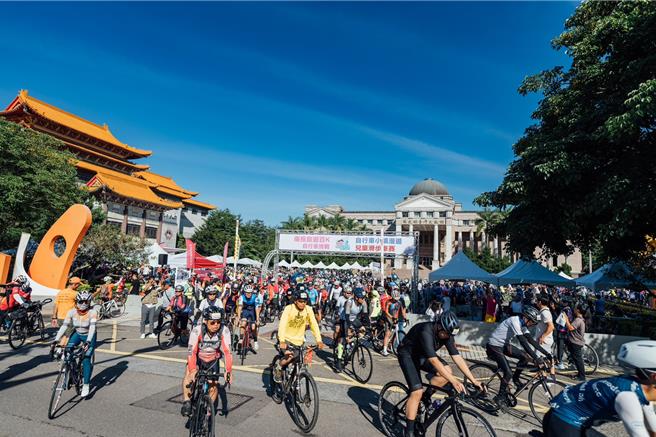 南投百K自行车挑战活动，路线行经9乡镇市，6月28日从中兴新村台湾文献馆出发。（南投县政府提供／杨静茹南投传真）