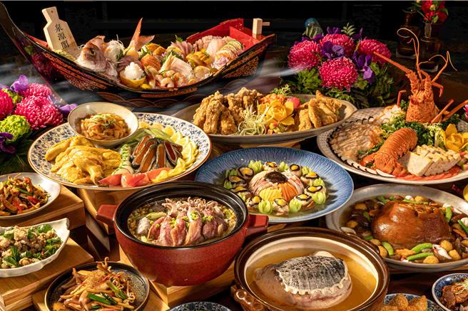 「泉源阁」菜色内容遵循台湾传统的办桌文化，强调接地气的食材与传统中式的烹调手法，主打復兴北投的办桌文化。(北投晶泉丰旅提供)