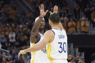 NBA附加賽》柯瑞神射救場！勇士121比116氣走灰熊 奪西區第7種子 