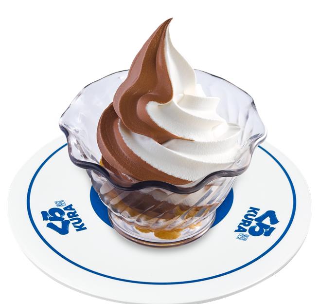 藏壽司「比利時巧克力牛奶霜淇淋」，40元。（藏壽司提供／朱世凱台北傳真）