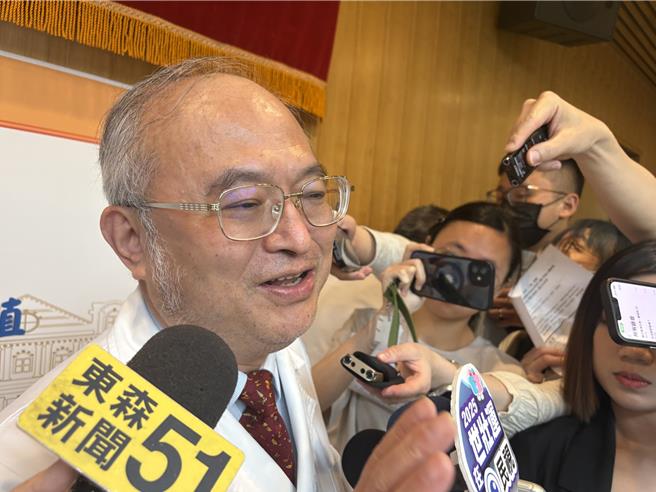 台大医院院长吴明贤。（郑郁蓁摄）