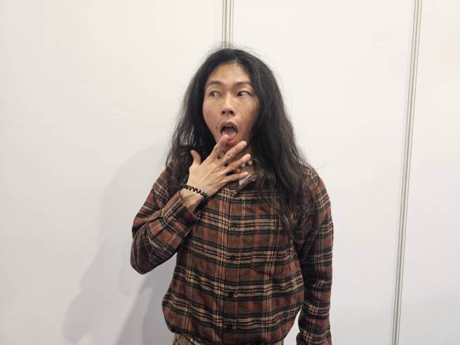 前「反骨男孩」成員瑋哥，近年拍片收入不穩定。（記者游定剛拍攝）