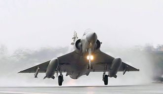 快訊》清泉崗基地幻象戰機「起飛時急煞停」！疑機械故障 