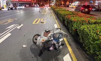 台中死亡車禍！騎機車與BMW猛烈碰撞 阿嬤噴飛10公尺慘死