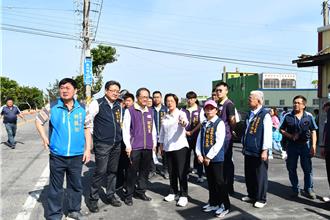 彰化3條要道改善工程動工 斥資逾2千萬預計7月完工