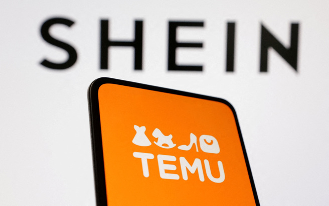 中国大陆电商平台SHEIN、Temu近年有大量低价商品利用免税待遇倾销美国，成为川普政府防堵贸易漏洞标的之一。（路透）