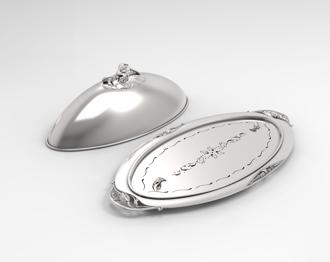 喬治傑生銀雕藝展登台 木蘭花銀雕魚盤領銜