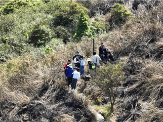 文化大學地理系無人機團隊馳援陽明山火災 精準定位座標助救援