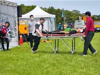 模擬颱風加地震複合災情 三芝防災演練展現公私協力應變力