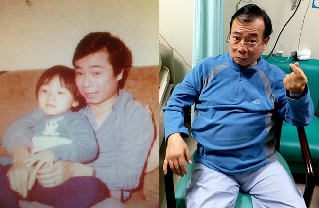 廖峻昨3度中风。（图／翻摄自锦德脸书）