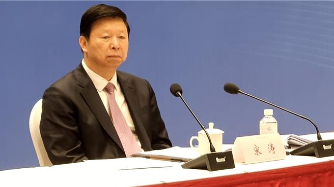 大陆国台办今天在南京举行台商座谈会，主任宋涛出席听取台商意见。（蓝孝威摄）