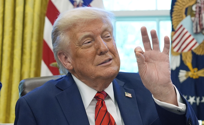 美国总统川普。（图/美联社）