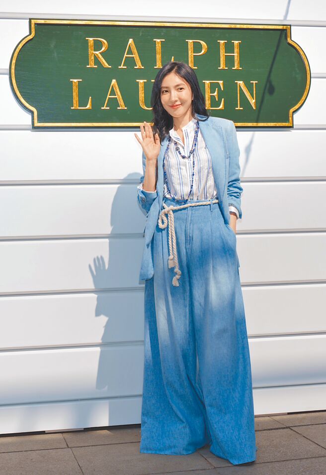楊謹華日前出席Ralph Lauren 2025春季系列活動，透露被品牌新電影中描述家人的場景打動。（吳松翰攝）