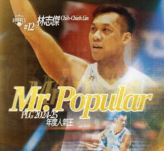 PLG》绝对人气担当！林志杰完成年度人气王5连霸壮举