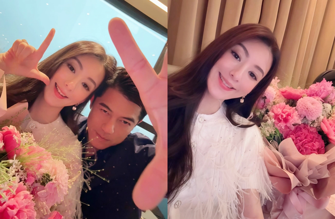 郭富城第一篇Threads文章曬出愛妻獨照。（圖／翻攝自 Threads）