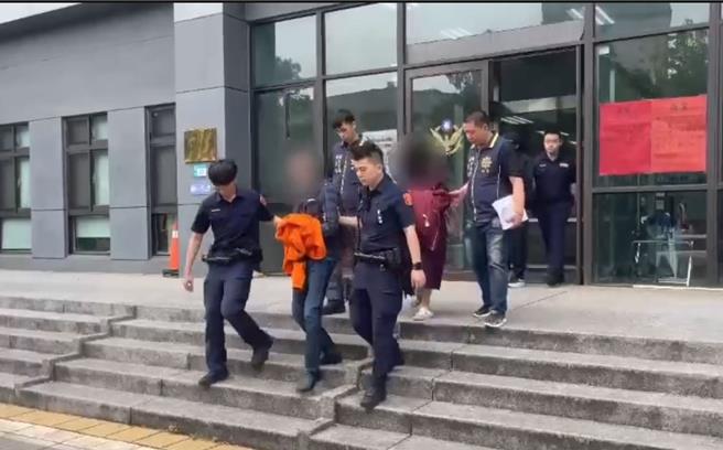 杜姓一家3口担任诈团收水手，遭警方查缉、送办。（警方提供）