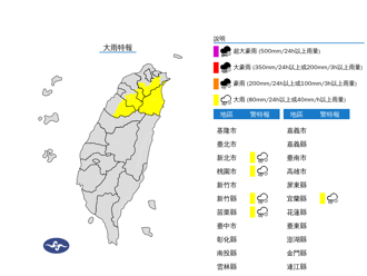 天氣》一路下到晚上！5縣市急發大雨特報 1地大雷雨開炸