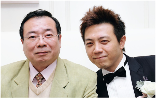 廖峻3度中风，儿子廖锦德相当担忧。（图／廖锦德脸书）