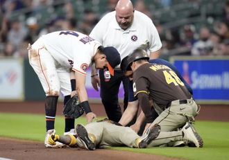 MLB》驚悚！3屆打擊王跑壘撞傷 一度倒地不起意識模糊