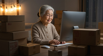 陸網最強客服已上線！ 78歲老奶奶挺孫女「忙的好開心」