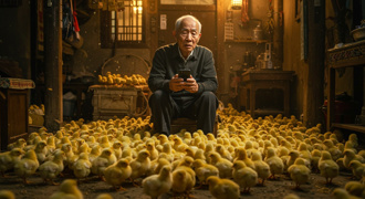 手機上網買雞下錯單！ 陸翁收到550隻小雞仔「家人傻眼」