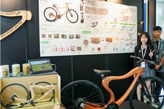 屏科大木材科学与设计系毕业展 仿生自行车架吸睛