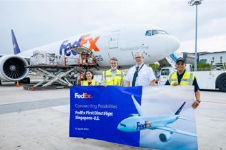 東南亞飛美出貨旺！聯邦快遞推出新加坡直飛安克拉治貨運航班