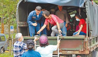 蘇澳土石流緊急撤離演練 逼真