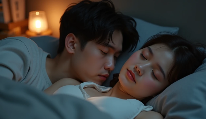 男大生半夜环抱学妹偷摸胸惨了。（示意图、与本案无关／AI生成）