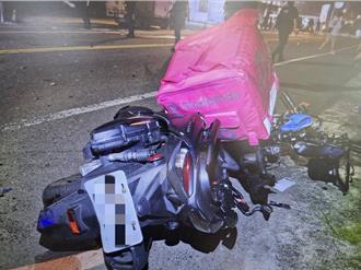 中壢小貨車左轉未注意！外送員遭衝撞噴飛　送醫不治