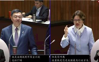 白委不滿將陸定為「境外敵對勢力」 卓榮泰反酸1句話