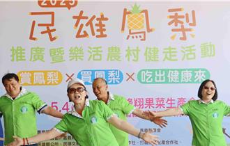 凤梨正当时  民雄农会办健走兼推广凤梨 唯独产量不如往年