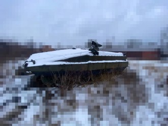 物尽其用 乌克兰T-55坦克 改造成BMP-55步兵战车