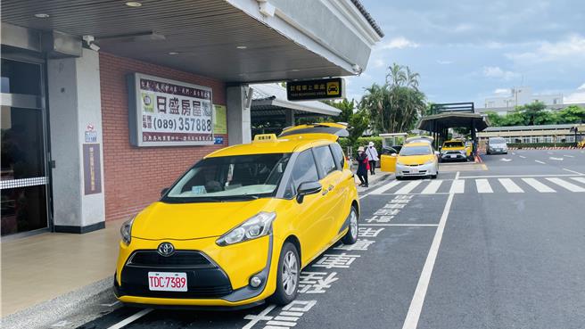 计程车示意图。（萧嘉蕙摄）