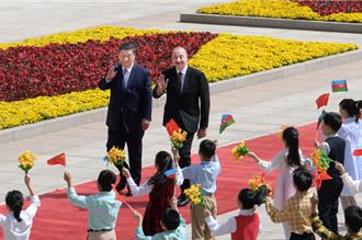 習近平會見亞塞拜然總統 籲兩國捍衛國際公平正義