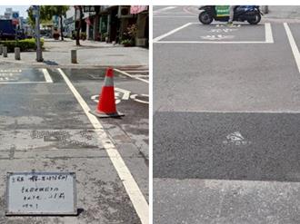 高雄推路口寬頻孔蓋下地防打滑 民眾讚：電動機車更有感