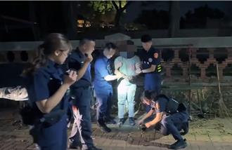 抓到了！拒检撞警弃车逃　安平警晚间逮获嫌犯