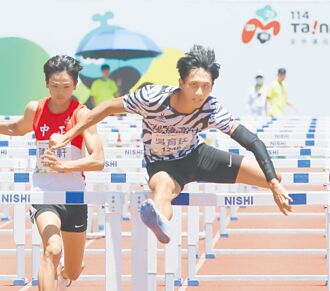 全中運》吳育廷百十跨欄13.15秒 寫U20亞洲紀錄