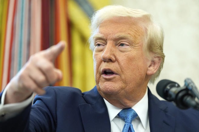 美国总统川普。（图/美联社）