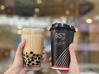 4／30國際珍奶日 85度C黑糖珍珠鮮奶、厚奶第二杯25元