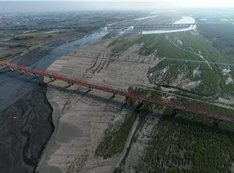 颱風重創濁水溪「裸露地暴增」水利署急疏浚防揚塵