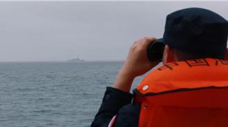 美艦4／23再過台灣海峽！共軍公布現場跟監畫面 批美炒作