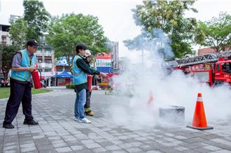 全台最美圖書館演練 救災資訊平台車首上陣